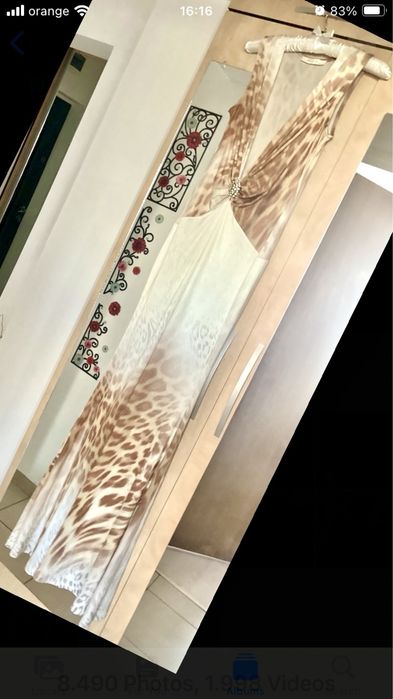 Rochie de seara, Leopard print