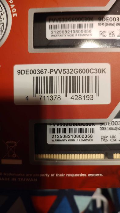 Ram DDR5 Patriot Viper 32 GB  6000 MHZ 30 CL