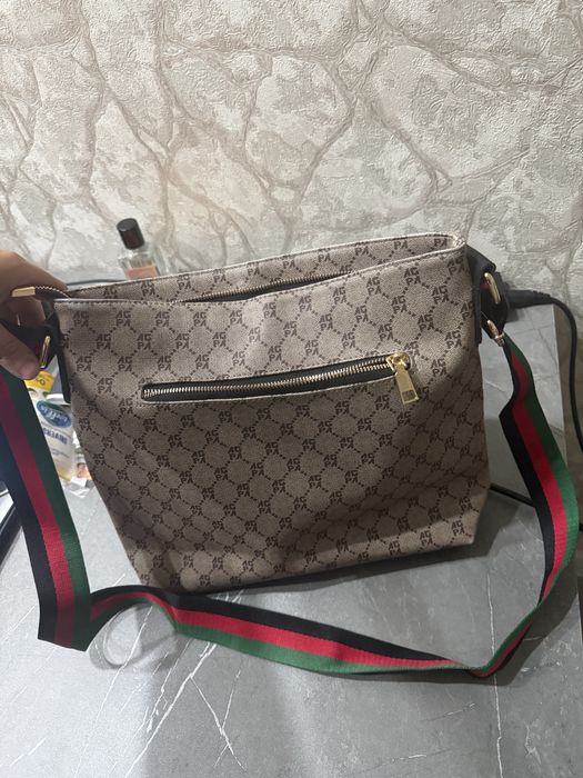 Мужская сумка через плечо Gucci стиль