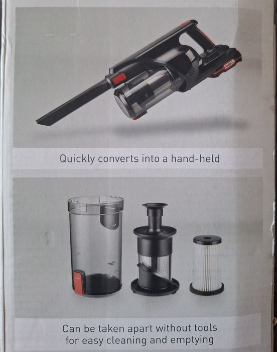 Акумулаторна Прахосмукачка работеща с батерия Парксайд 20В 2в1