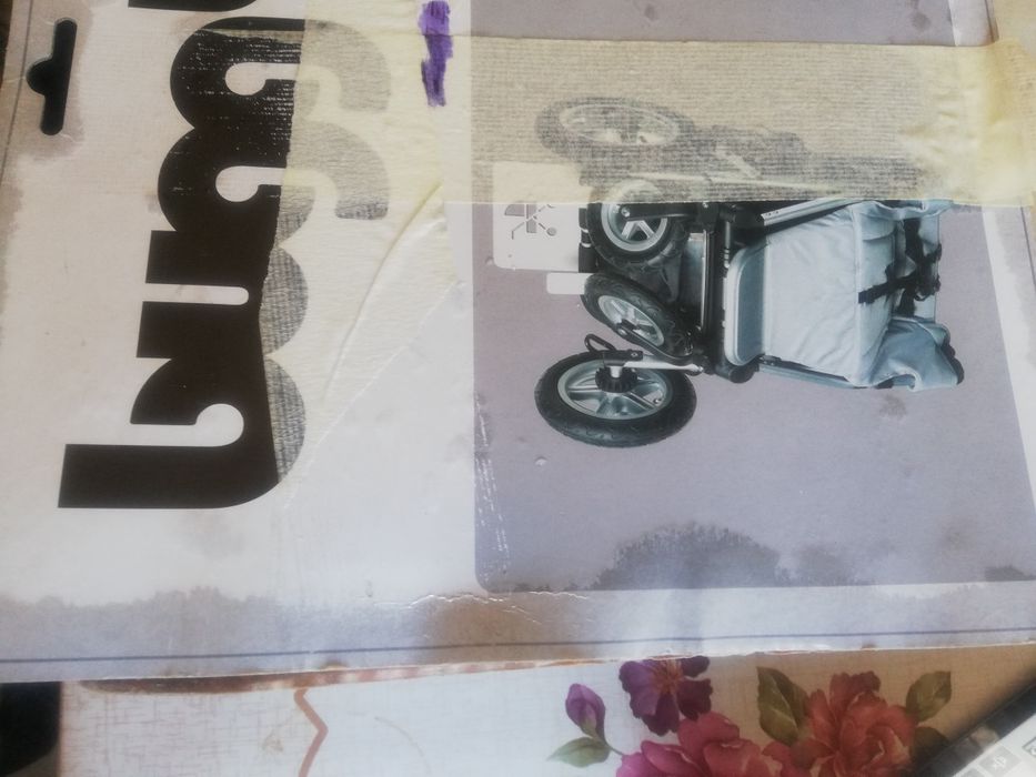 Suport metalic pentru carucior.