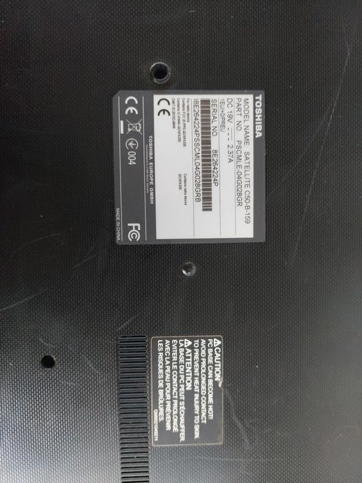 Laptop Toshiba Satelite C50