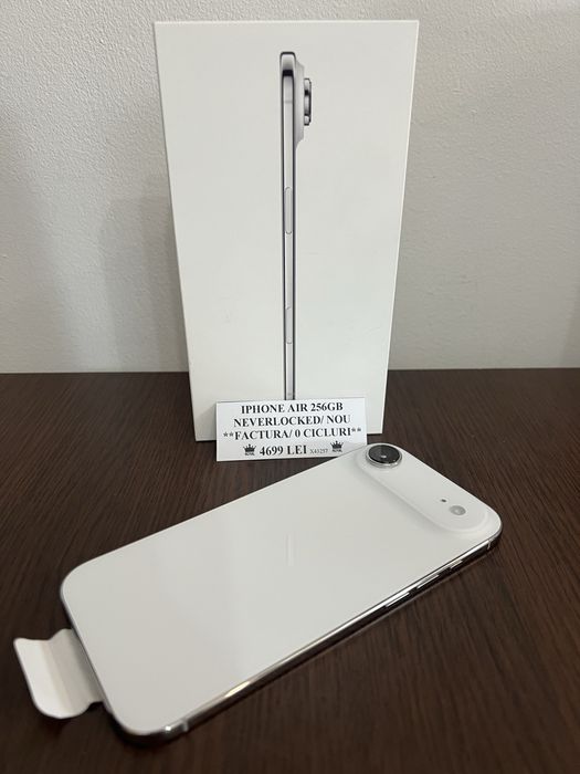 Amanet Royal CB: Iphone Air 256gb Neverlocked Nou Factura 0 cicluri