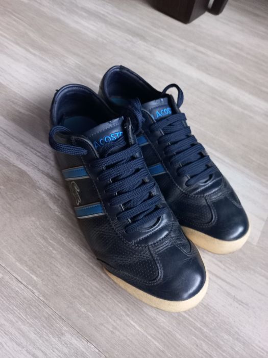 Нова цена! Мъжки кожени обувки LACOSTE