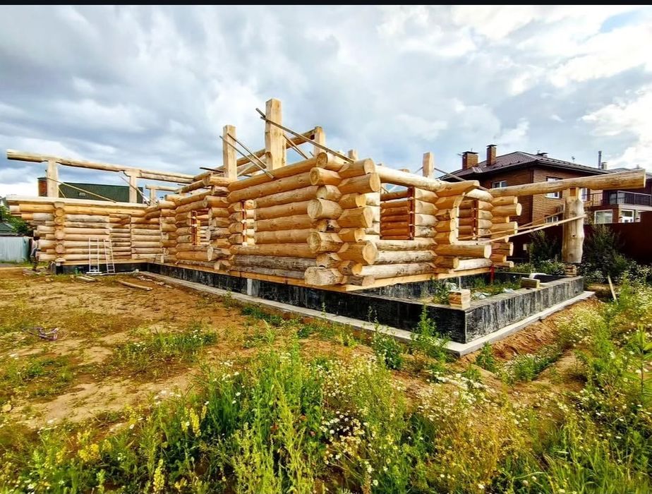 Дом со сруба, бани, трассы, коттеджи.