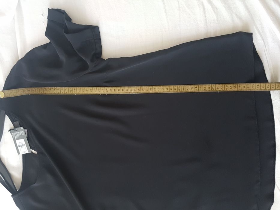 Официална блуза с къс ръкав Л размер