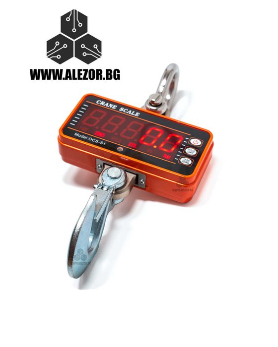 Кранова Везна 1000 Кг, Резолюция 500гр., 1 Тон, Дистанционно, 20200153