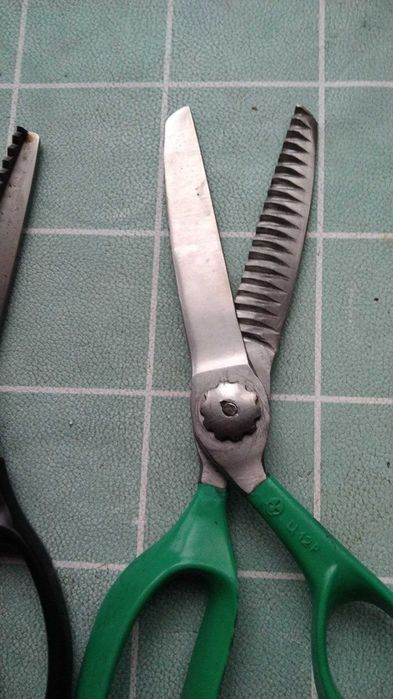 Ножницы зигзаг Гигант и портняжные для ткани