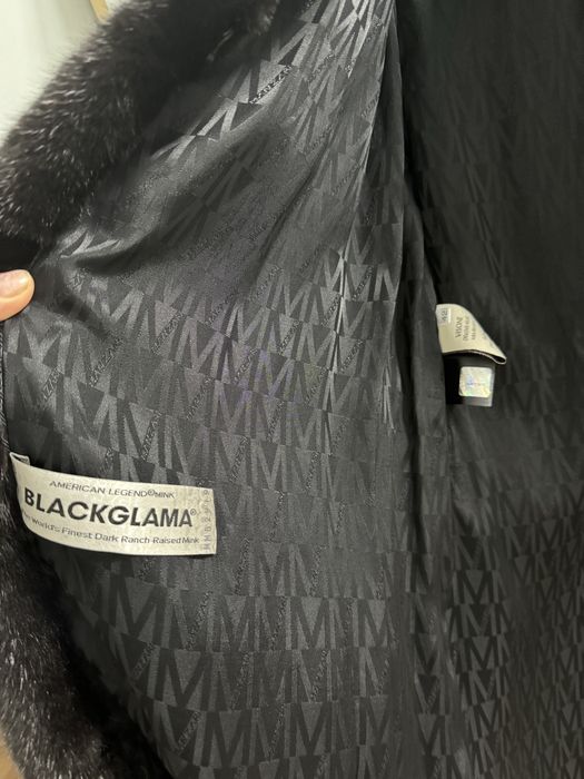 Норковая шуба Black Lama