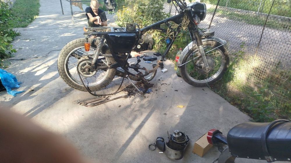 Мото на запчасти