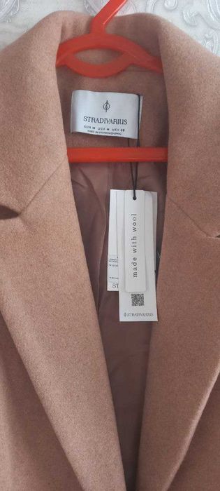 Новое пальто от Stradivarius. Турция, размер М