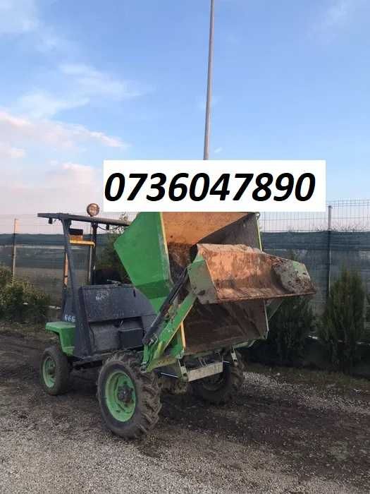 Balastru miniexcavator bobcat chisai calcar piatra munte mare cascade