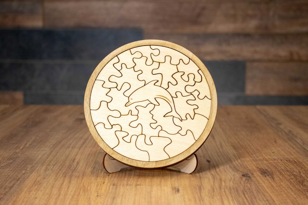 Дървен пъзел "Морско дъно" (с 3 нива)