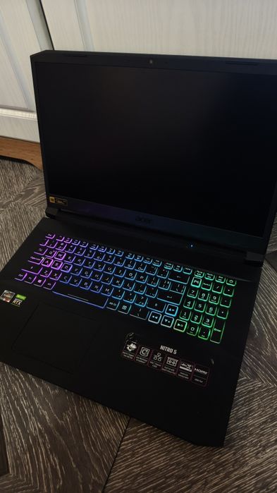 Acer NITRO 5 , 17.3 , 144hz  3ms , rtx 3070 , 32GB , nvidia  amd ryzen