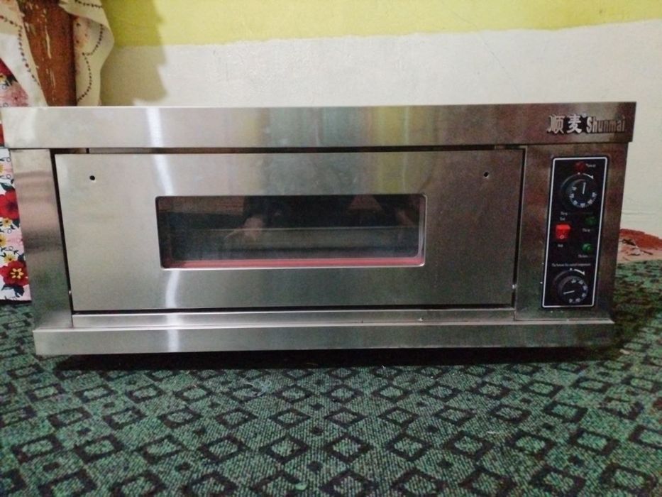Shunmai elektr pech (deck oven) sotiladi.
1 qavatli, non, somsa, pitsa
