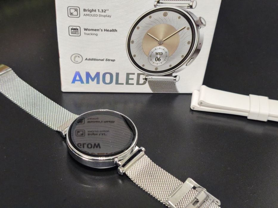 Смарт часовник Riversong Glow Silver Milanese