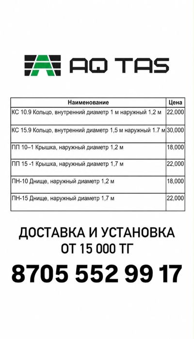 Кольца для септика ЖБИ
