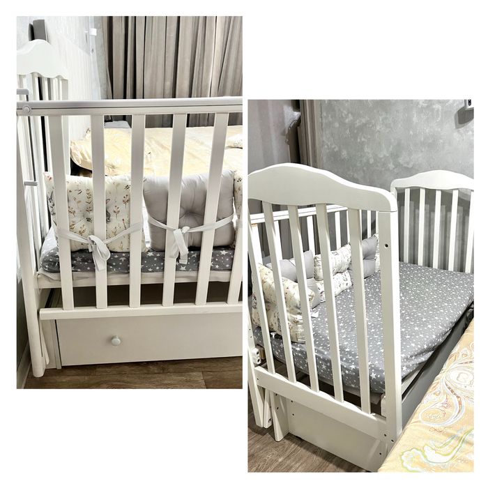 Детская кровать, прикроватная