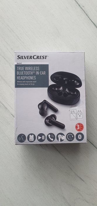 Casti bluetooth in-ear silvercrest sigilate