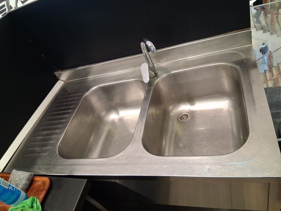 Spalator inox chiuveta 120 cm cu picurator