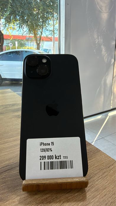 iPhone 15•128GB/83% Black Айфон 15•128Гб/83% Қара