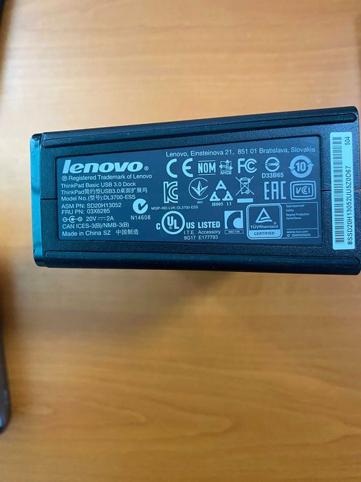 Docking station Lenovo Dock DL3700 USB 3.0