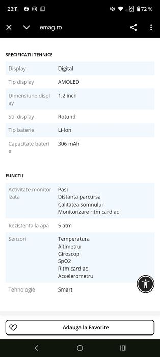 Ceas digital google pixel watch2  NOU
