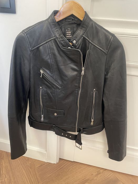 Кожаные куртки Mango Zara S M