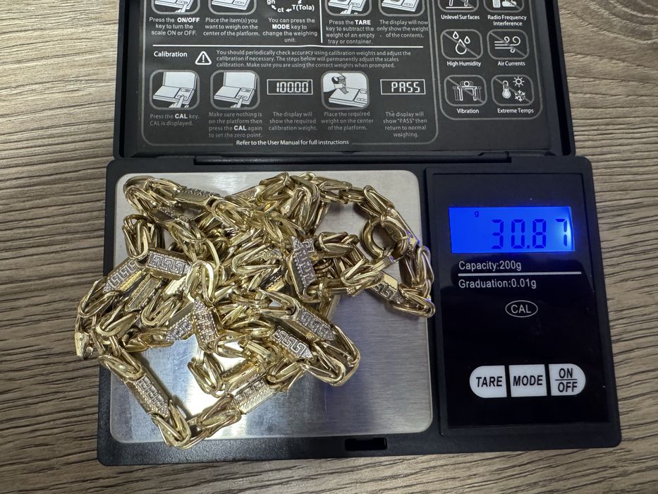 Lant si Bratara de aur din 14k