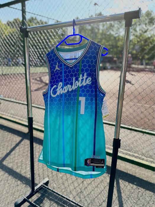 IN STOC !!! Compleu Nike NBA Teal Charlotte Hornets City Edition