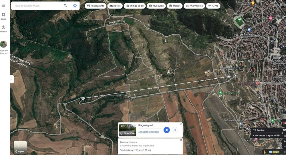 Продава се Парцел в Благоевград, Еленово 1 - 2199 кв.м за 26 €/кв.м - Снимка #3