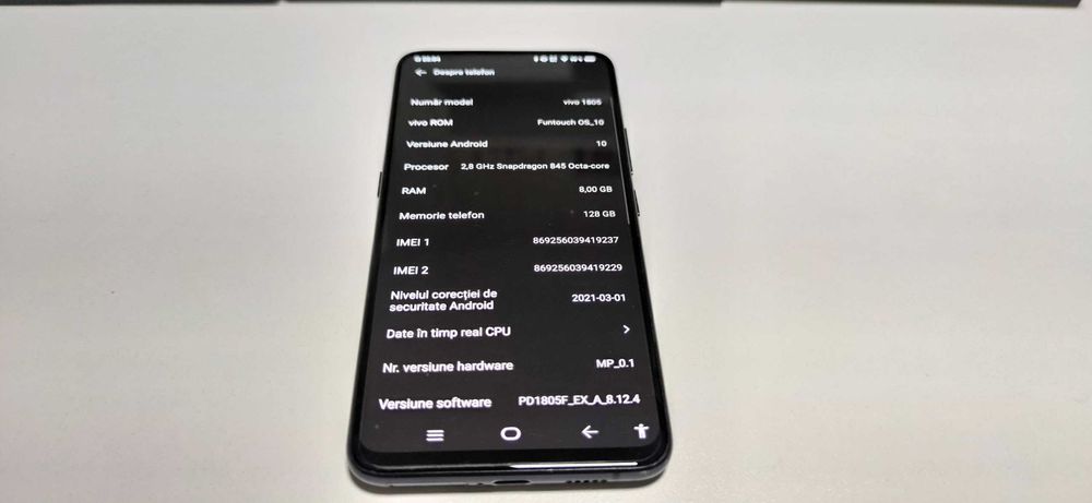 Smartphone premium Vivo Nex S,cutie,impecabil .