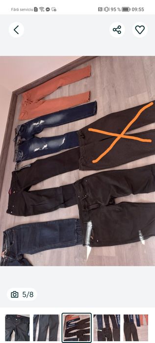 Lot pantaloni Jeans damă