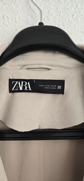 Нов. Дамски елек от изкуствен велур на   Zara
