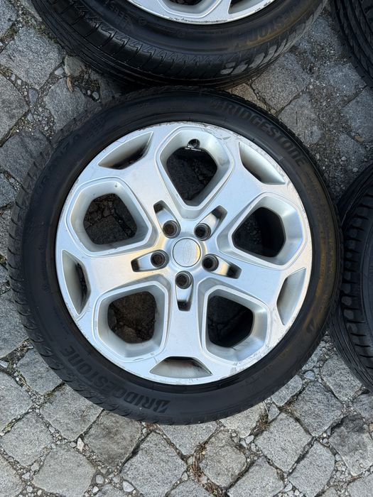 Джанти R18 5х108, ЦО - 63.4  ЕТ 55 J 8 с летни гуми 235/45 R18