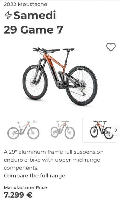 Bicicleta electrica Moustache Samedi Game 7 fab 2022 PowerTube 750w