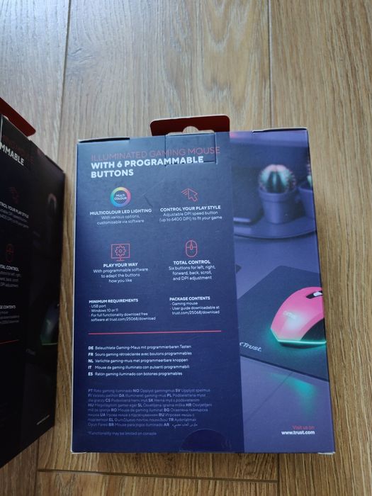 Trust GXT Felox Gaming Mouse (seria Felox iluminată).
