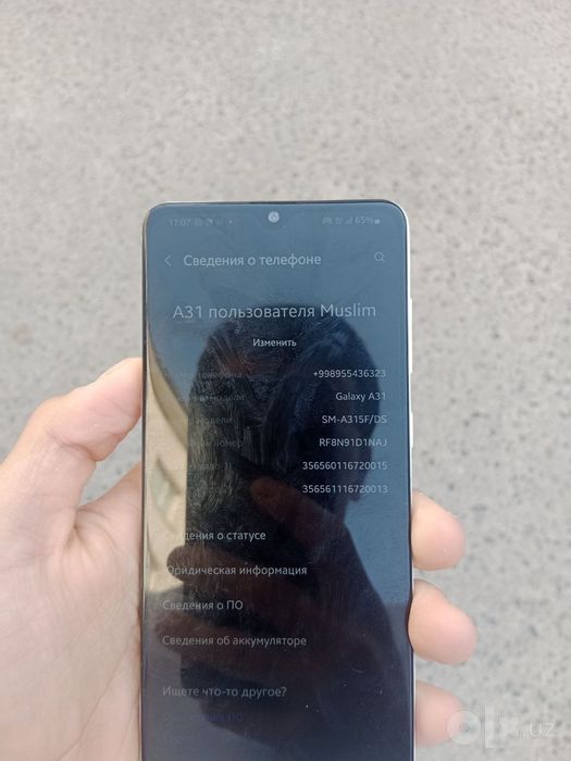 Samsung A31 sotiladi