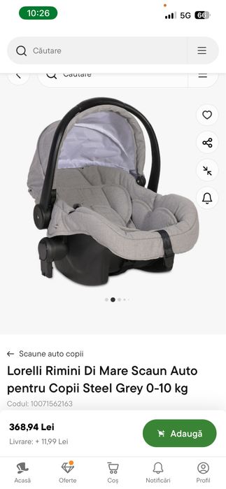 Scoica auto Lorelli