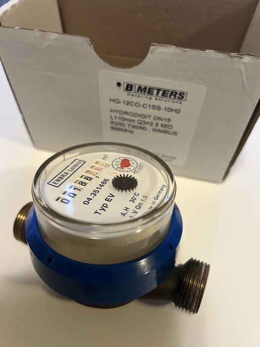 Водомер за студена вода.