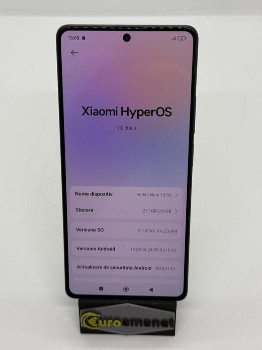 Telefon mobil Xiaomi Redmi Note 13, 8GB RAM, 256GB, Black -A-