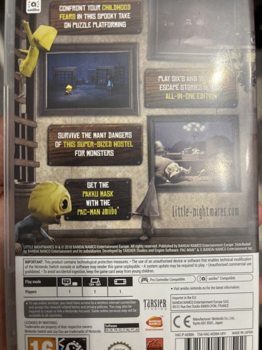 Little Nightmares complete edition nintendo switch