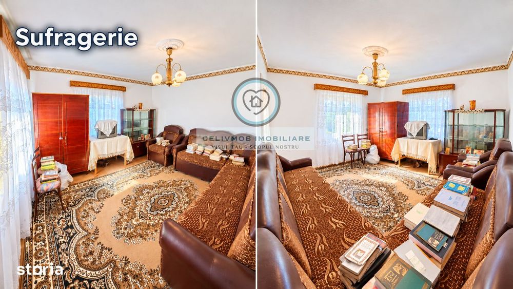 Starchiojd - casa 3 cam, baie, bucatarie, beci + garaj, 789 mp teren