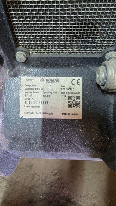 Placa,Talpa  compactoare  Bomag  BPR 50/55 D 400kg