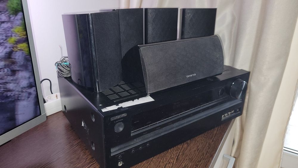 Amplificator receiver Onkyo cu boxe