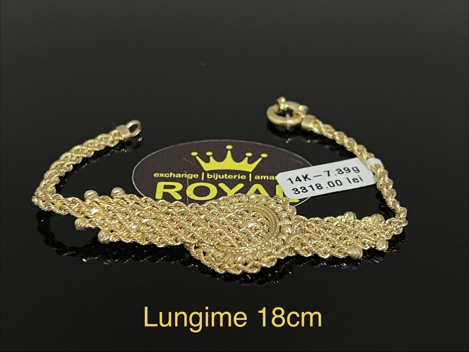 Bijuteria Royal CB : Bratara dama aur 14k 7,39gr
