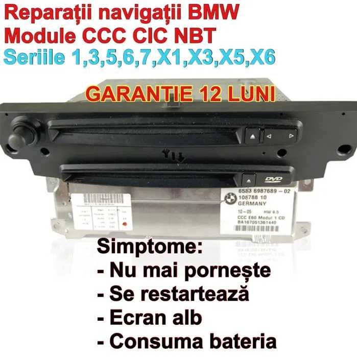 Navigatie BMW reparat CCC CIC NBT NBT Harti E90 E60 E87 harta 2026