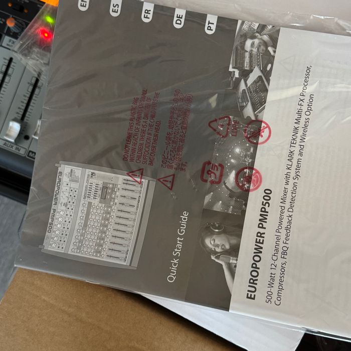 Behringer pmp500 2х250 активен пулт