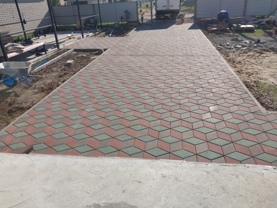 Брусчатка укладка