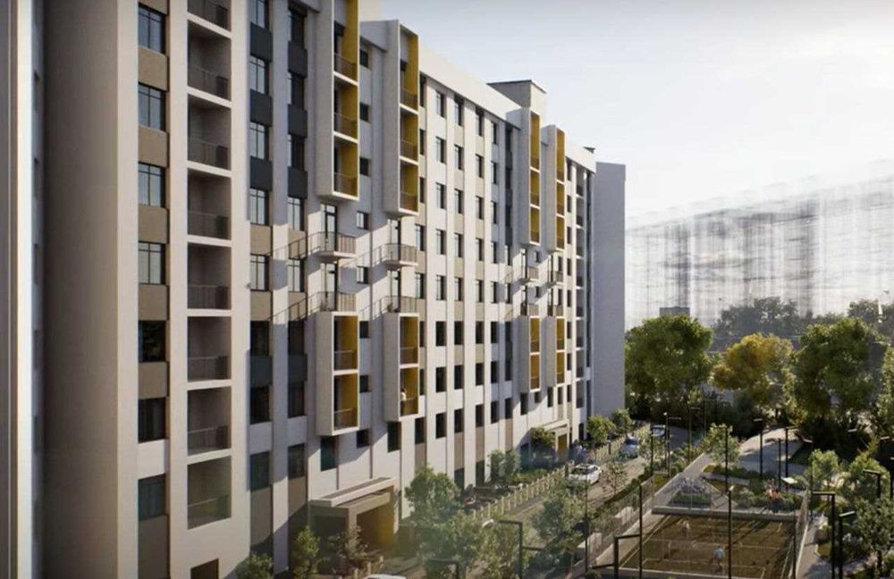 Продам 2-х комнатную (39,5 кв.м)ЖК «Fayzli hayot» Куйлюк.Компасс